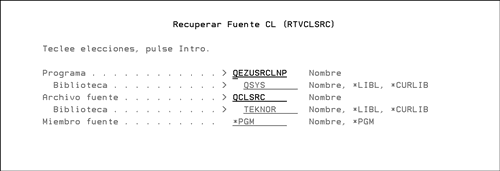 AS400-comando-rtvclsrc