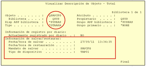 AS400-visualizar-descripcion-objeto-dtaara